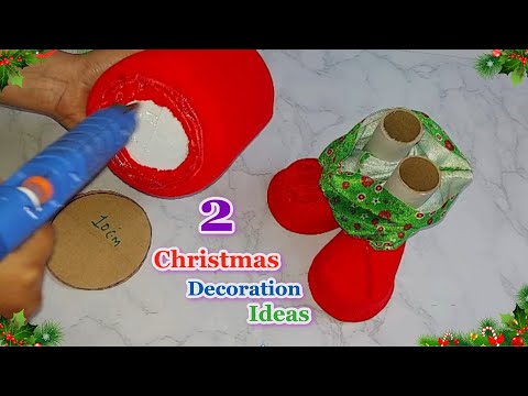 2 Genius Christmas Decoration idea from waste Ordinary Materials | DIY Christmas craft idea🎄