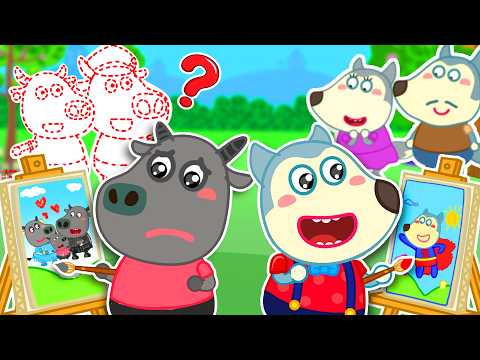 Where's My Mom and Dad? 😢 Family Always Love You! | Wolfy - Baby Cartoons