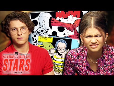 Tom Holland And Zendaya Guess Obscure Spider-Man Villains!