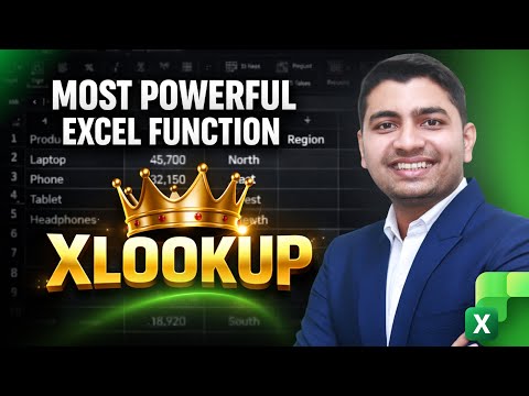 XLOOKUP Function in Excel | Full Theory for Beginners