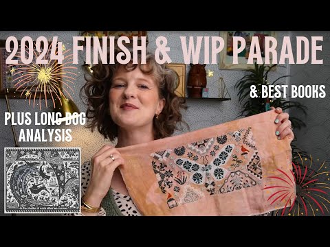 2024 Cozy Compilation - WIP & Finish Parade & Best Books Flosstube Chat