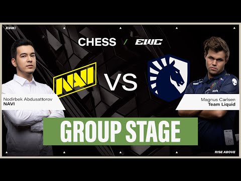Nodirbek Abdusattorov vs Magnus Carlsen | Chess at EWC 25 - Day 1 - Group Stage