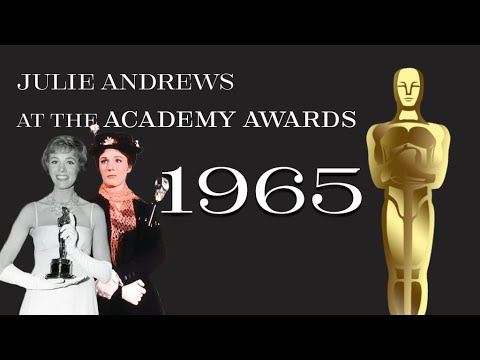 Julie Andrews at the 37th Academy Awards 1965 - Oscar win for Mary Poppins