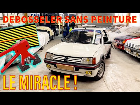 Peugeot 205 Gti : sauver une carrosserie - Débosselage sans peinture !
