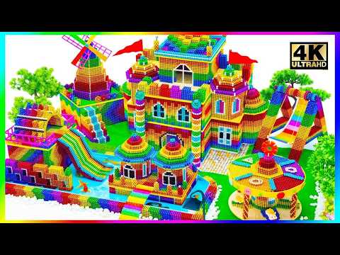 ASMR x1.5 - Super Fun Summer Theme Park Playground Have Castle For Hamster Princess