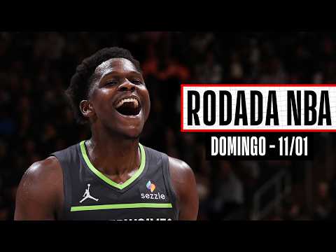 EDWARDS VENCE WEMBY com GAME-WINNER - Rodada NBA 11/01