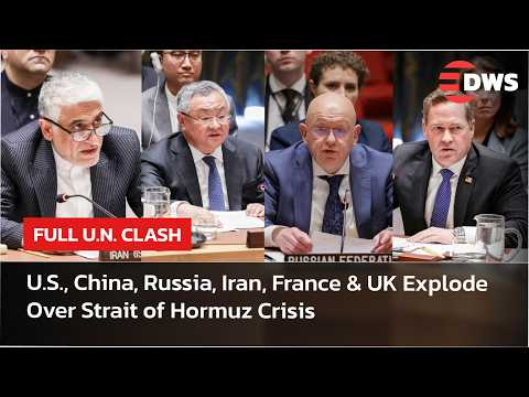 FULL U.N. CLASH: U.S., China, Russia, Iran, France & UK Explode Over Strait of Hormuz Crisis | AC1E