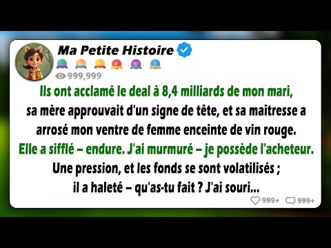 Ils ont acclamé l'accord à 8,4 milliards de dollars de mon mari pendant que sa mère hochait la tête