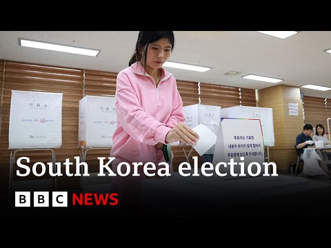 Record turnout in South Korea election after failed martial law bid | BBC News