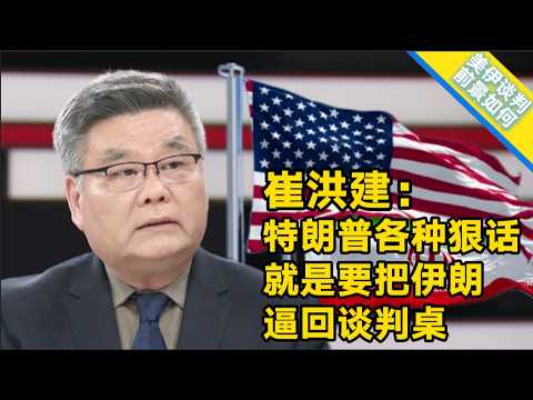 学者崔洪建谈美伊关系：特朗普各种狠话，就是要把伊朗逼回谈判桌