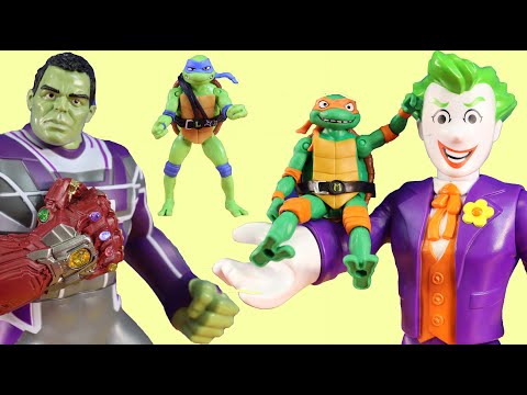 Teenage Mutant Ninja Turtles Mutant Mayhem Adventures | Hulk Family Superhero Team