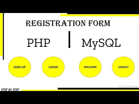 Complete Sign up, Login and Logout System using PHP and MySQL.