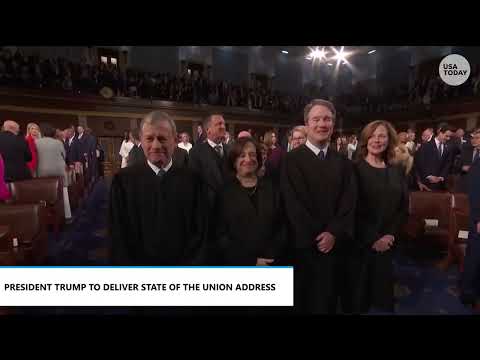 At Trump State of the Union, 4 Supreme Court justices attend, 5 do not after tariffs ruling
