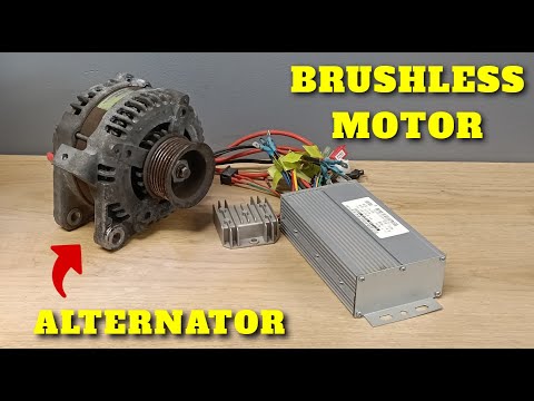 Turn Car Alternator Into Brushless Motor