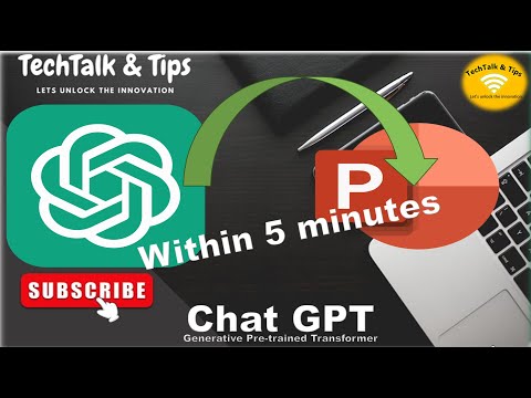 PowerPoint(PPT) using ChatGPT within 5 minutes 🧠+🤖= 🚀@TechTalkbyAadarsh