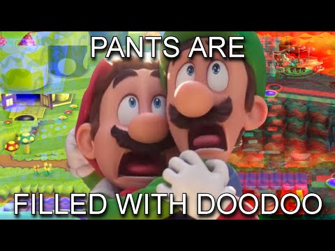 New Super Mario Bros. Wii but the levels are SHUFFLED (IT BROKE US)