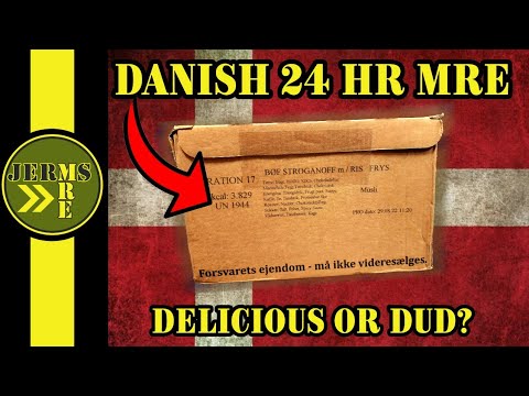 Delicious or Dud? 2022 Danish 24 Hr. MRE Review - Beef Stroganoff With Rice