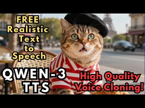 FREE Realistic AI Text to Speech - Qwen 3 TTS Voice Cloning Tutorial