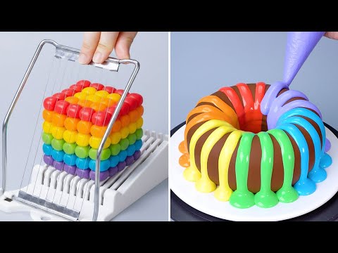 Brilliant Rainbow Cake Decorating Compilation | So Yummy Cake | Easy Cake Recipes