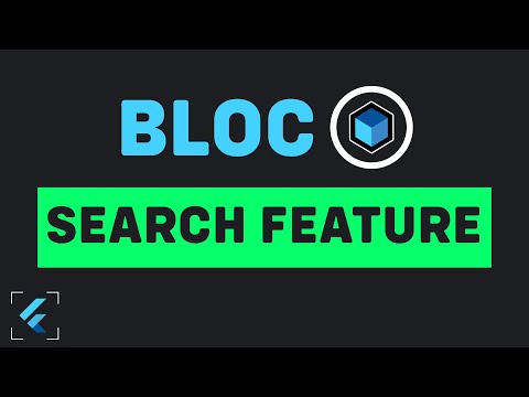 Project Number 1- Implement Search Feature - Flutter Bloc Tutorial for Beginners | PART 6