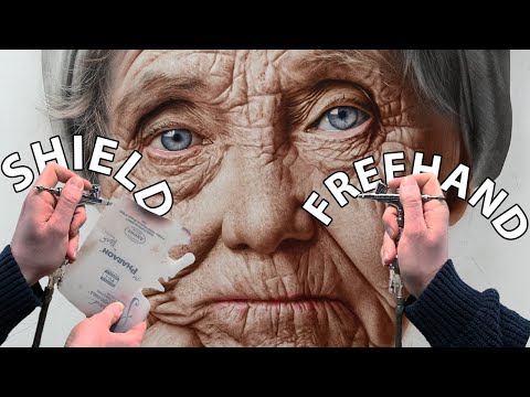FREEHAND vs. SHIELDS - Which AIRBRUSH TECHNIQUE is BEST?