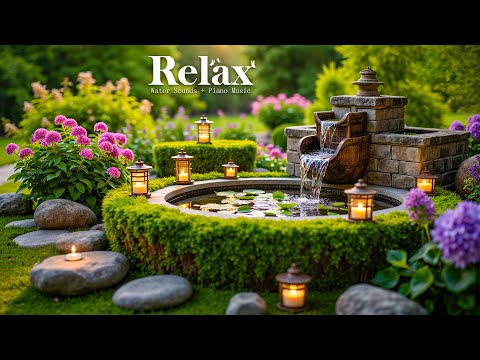 Instant Peace of Mind 🌿 Bamboo Water Sounds & Relaxing Music, Anxiety Relief