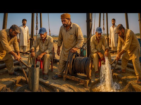 The Incredible Process Behind Modern Borewells in Village Lands
