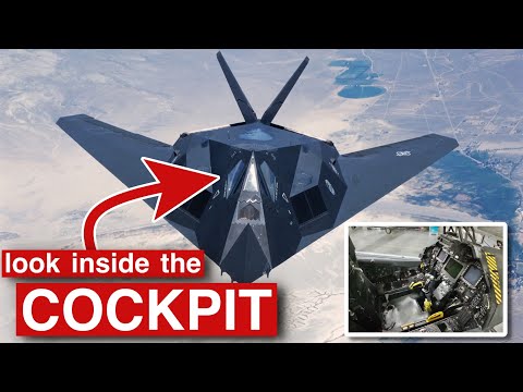Guided tour around the the Lockheed F-117 'Nighthawk'