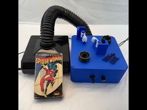 Let's clean a Betamax tape with the VHS is LIFE Analog Tape Mold Cleaner!