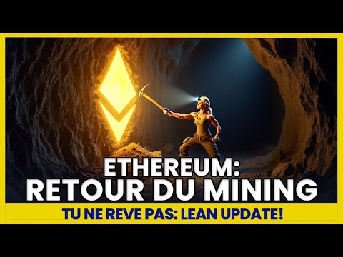 le MINAGE sur ETH va REVENIR !! Tu ne REVE pas !! truc de fou !