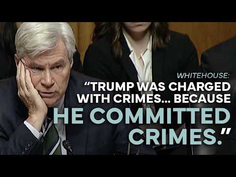 Sen. Whitehouse Questions DAG Nominee and Trump Personal Attorney Todd Blanche