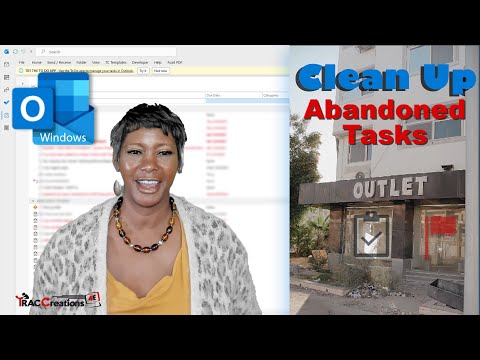 Outlook Windows Cleanup Abandoned Flagged Emails and Tasks