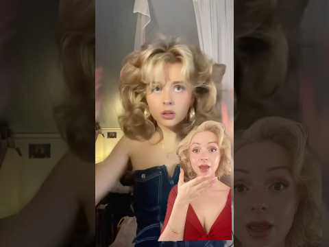 Trying 1980s HAIR 😲 #shorts