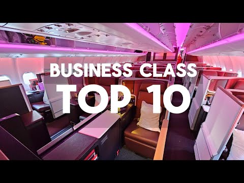 Top 10 BUSINESS CLASS airlines to fly in 2025