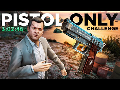 Can You Beat GTA 5 With Only A Pistol AND Without Dying?