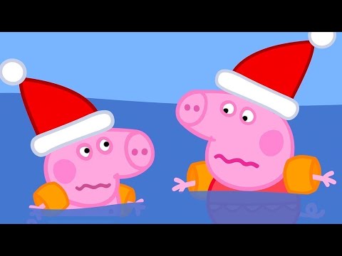A Very Cold Christmas Swim 🌊 Peppa Pig Tales Full Episodes 🎄 Peppa Pig at Christmas