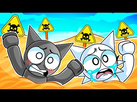 SPRUNKIS Get TRAPPED by QUICKSAND in Roblox!