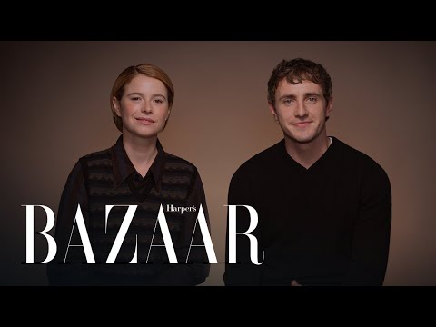Paul Mescal & Jessie Buckley Swear They Do Actually Love Each Other | All About Me | Harper's BAZAAR