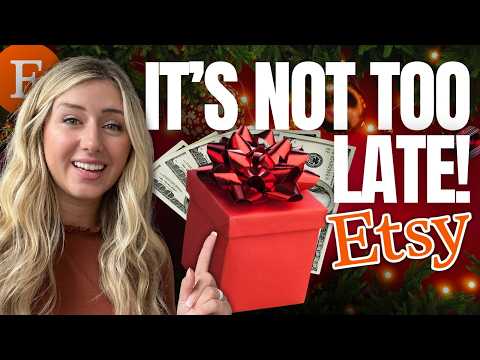 Last Minute Christmas Products to List on Etsy NOW! 🎁