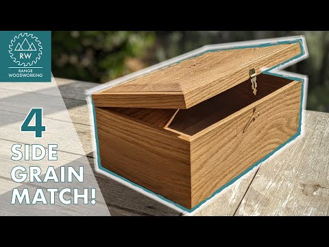 Making a TIMELESS Keepsake Box // Matching Grain at Each Corner