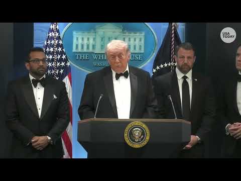 Trump at White House press dinner shooting press conference: 'Would be assassin sought to kill'
