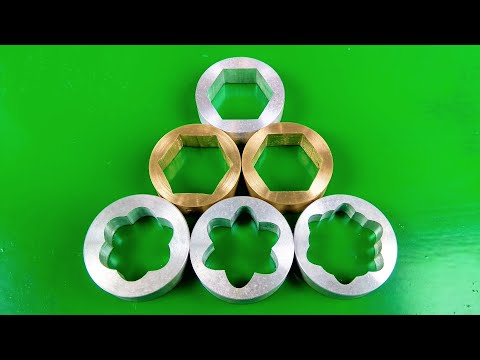 Drilling of hexagonal holes