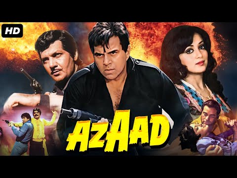 Dharmendra's AZAAD Full Movie | Superhit Bollywood Action Movie | Hema Malini | Hindi Movie