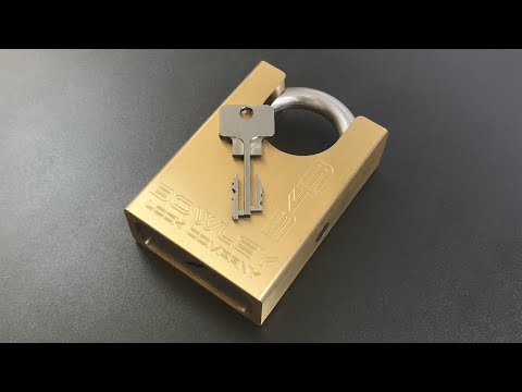 [653] Prototype Dual Fork Bowley Padlock (Model 543)