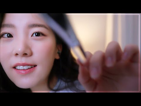 ASMR 깊숙하게 속삭이는 위스퍼링 & 시각적 팅글🌛 수면 유도 Touching You with Close Up Whisper & Light Triggers