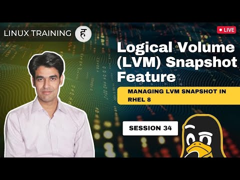 Session-34 | Logical Volume (LVM) Snapshot Feature | Managing LVM Snapshot in RHEL 8 | Nehra Classes