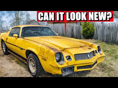 Cleaning Grandpa’s ABANDONED Camaro For The First Time in 30 Years!
