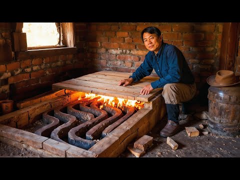 Cómo la "Estufa-Cama China" de un Pionero bajo su Litera ahorró un 60% de Leña mientras Dormía.