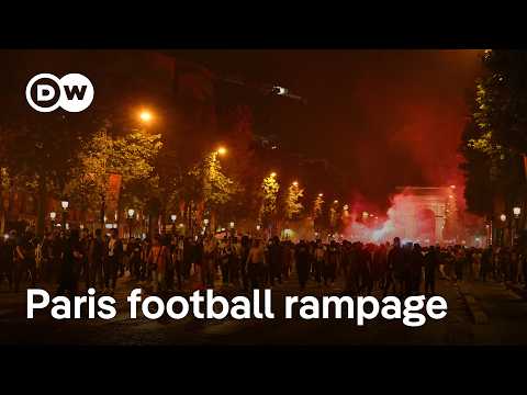 Paris: PSG Champions League celebrations erupt into chaos | DW News
