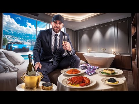 J’AI LOUÉ LA CHAMBRE D’HÔTEL LA PLUS CHÈRE DE MONACO 😱😨 !! 1.000 MÈTRES CARRÉS 💰💰!!